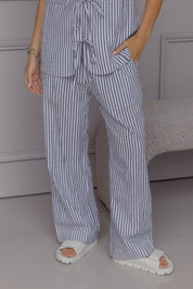 DENIS Pants Black Stripe