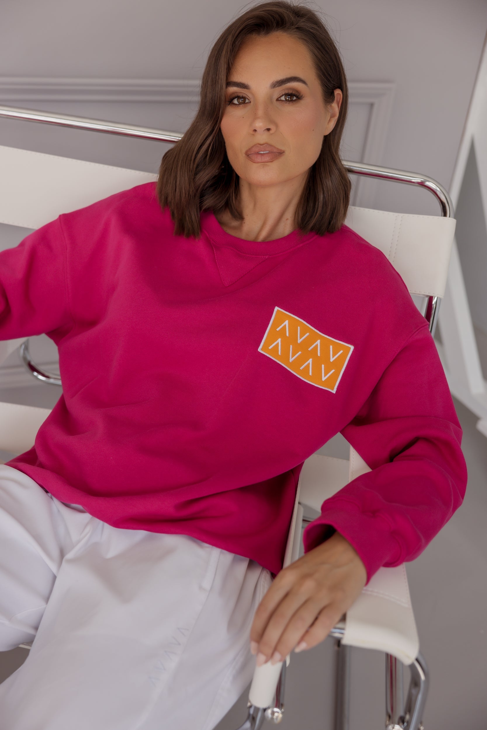 BALMAIN Jumper Hot Pink