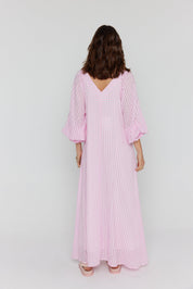 MADERO Dress Chequer Pink