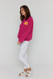 BALMAIN Jumper Hot Pink