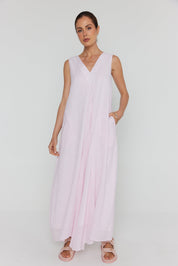 SIMI Dress Pink Stripe