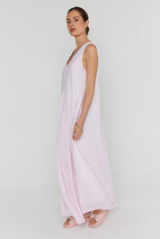 SIMI Dress Pink Stripe