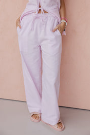 DENIS Pants Pink Stripe