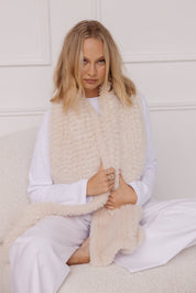 KALUA Faux Scarf Cream