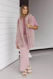 KALUA Faux Scarf Smokey Plum