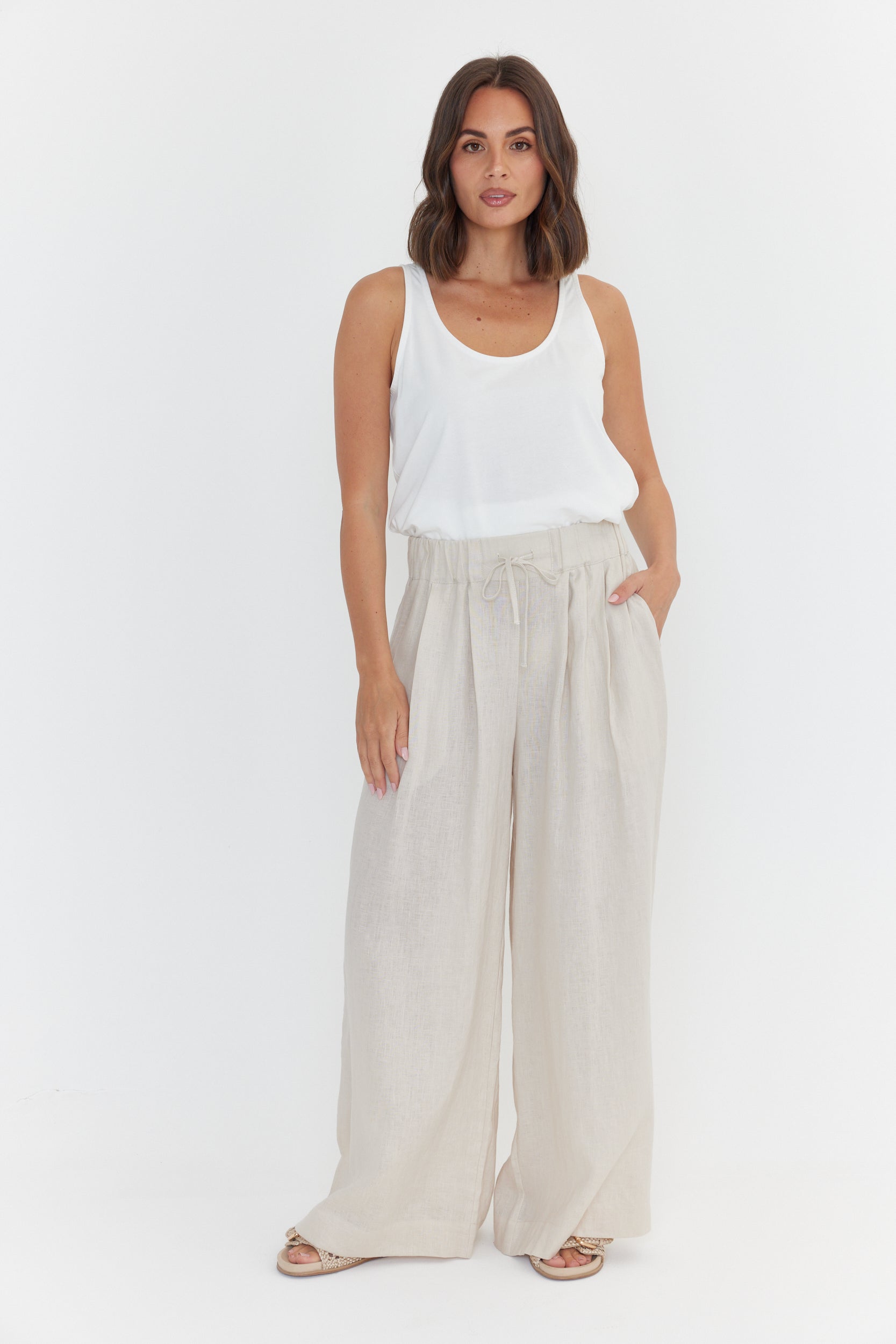 TERI Pants Stone