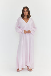 MADERO Dress Pink Stripe