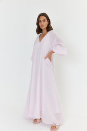 MADERO Dress Pink Stripe