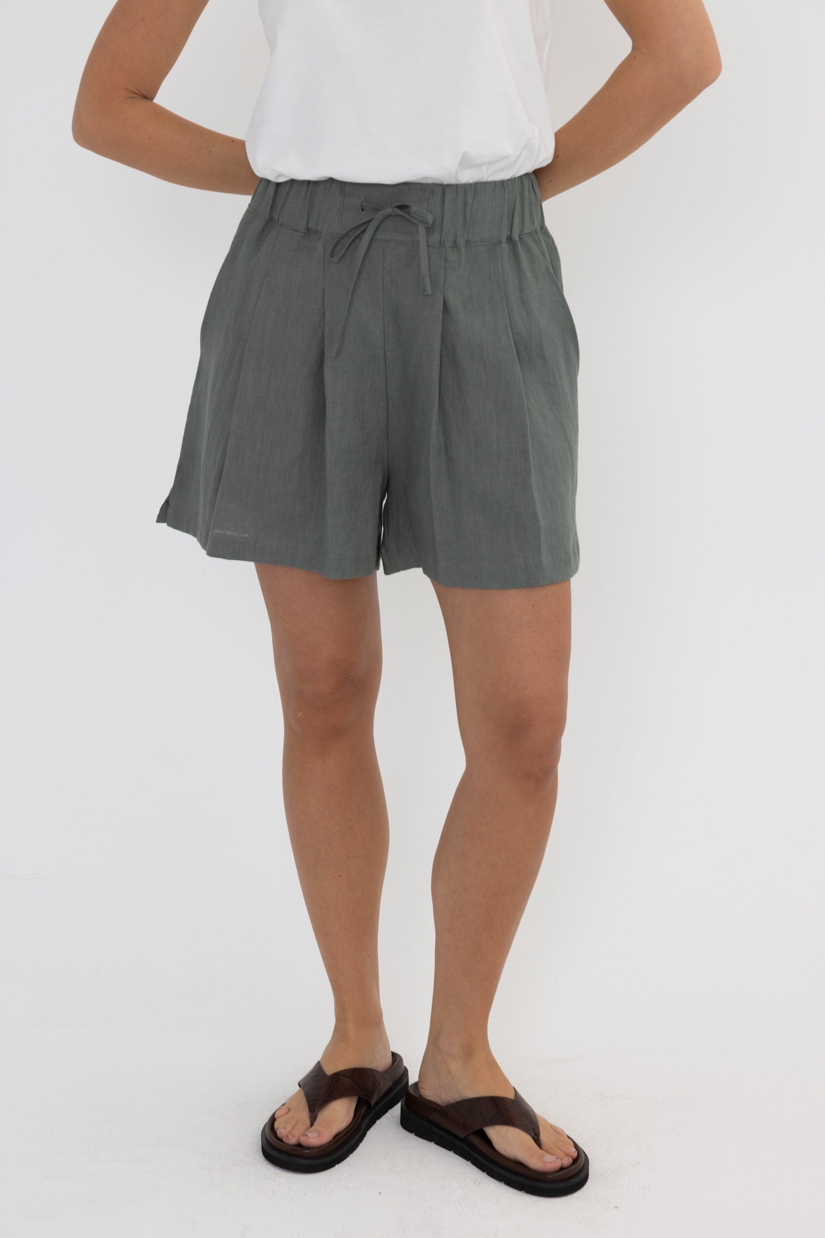 RAZ Shorts Dusty Green
