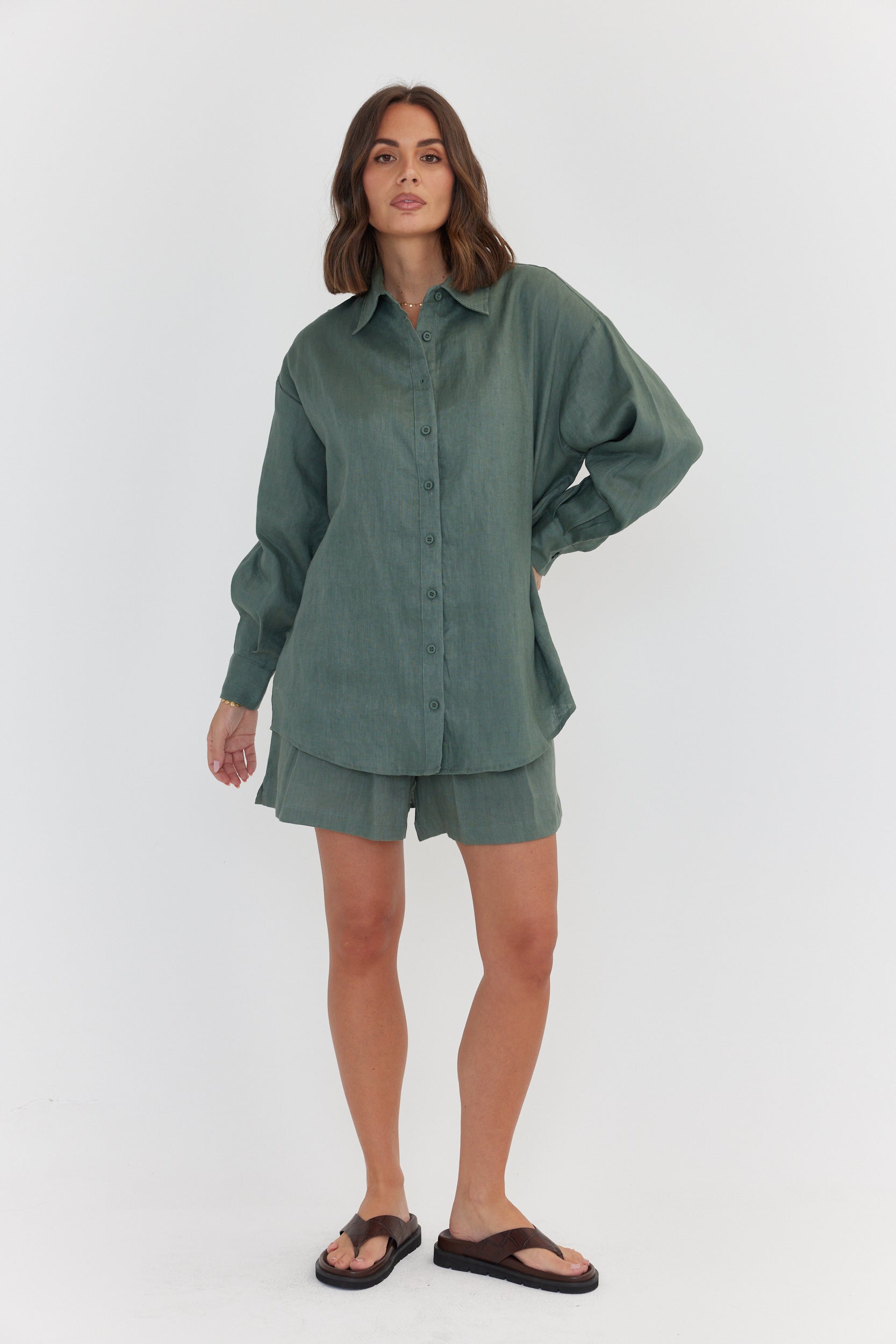 PLUTO Shirt Dusty Green