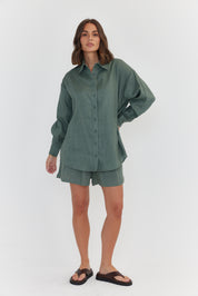 PLUTO Shirt Dusty Green