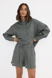 RAZ Shorts Dusty Green