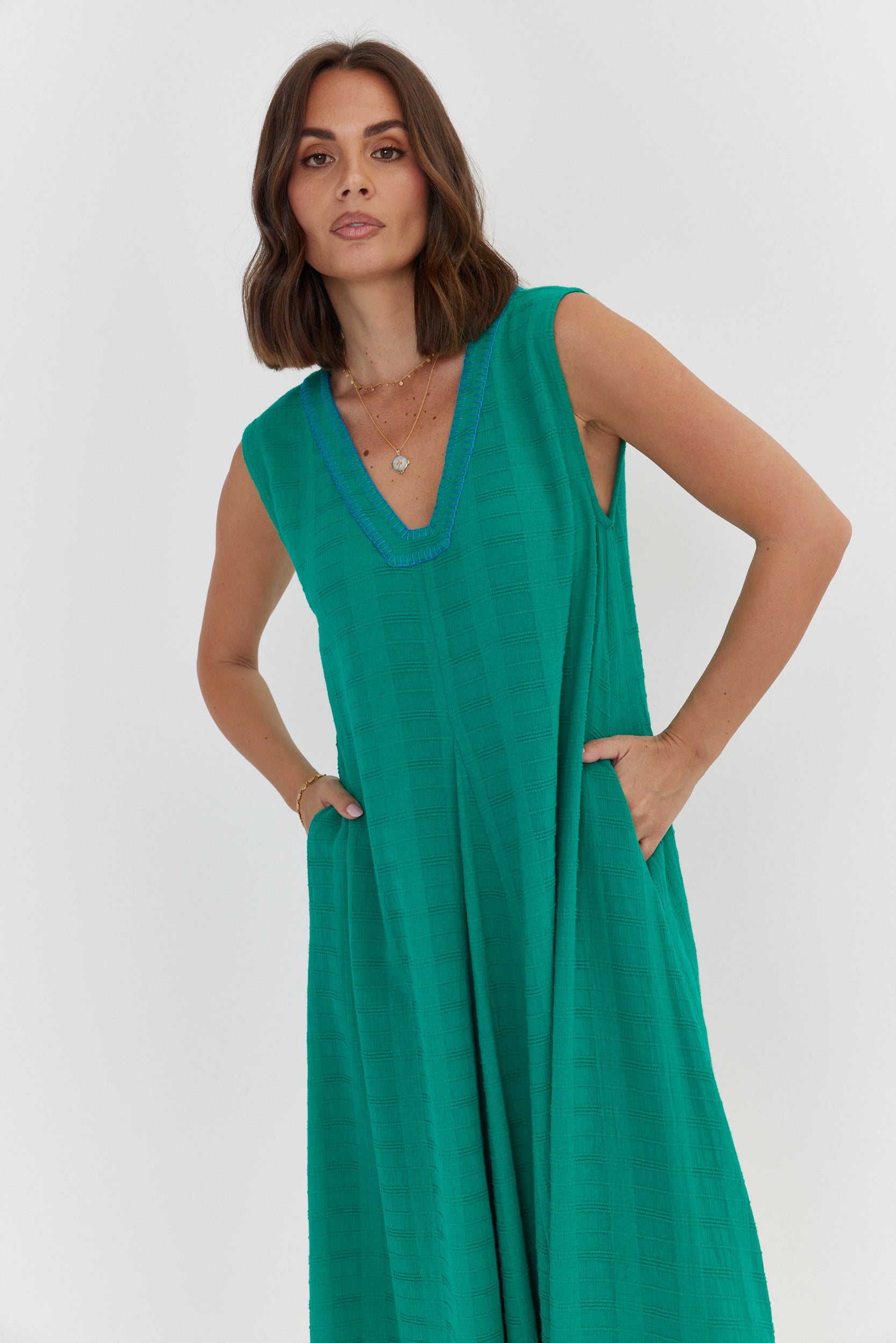 LYLA Dress Emerald