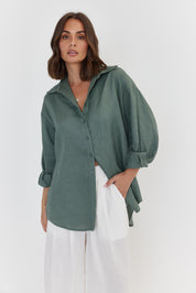 PLUTO Shirt Dusty Green