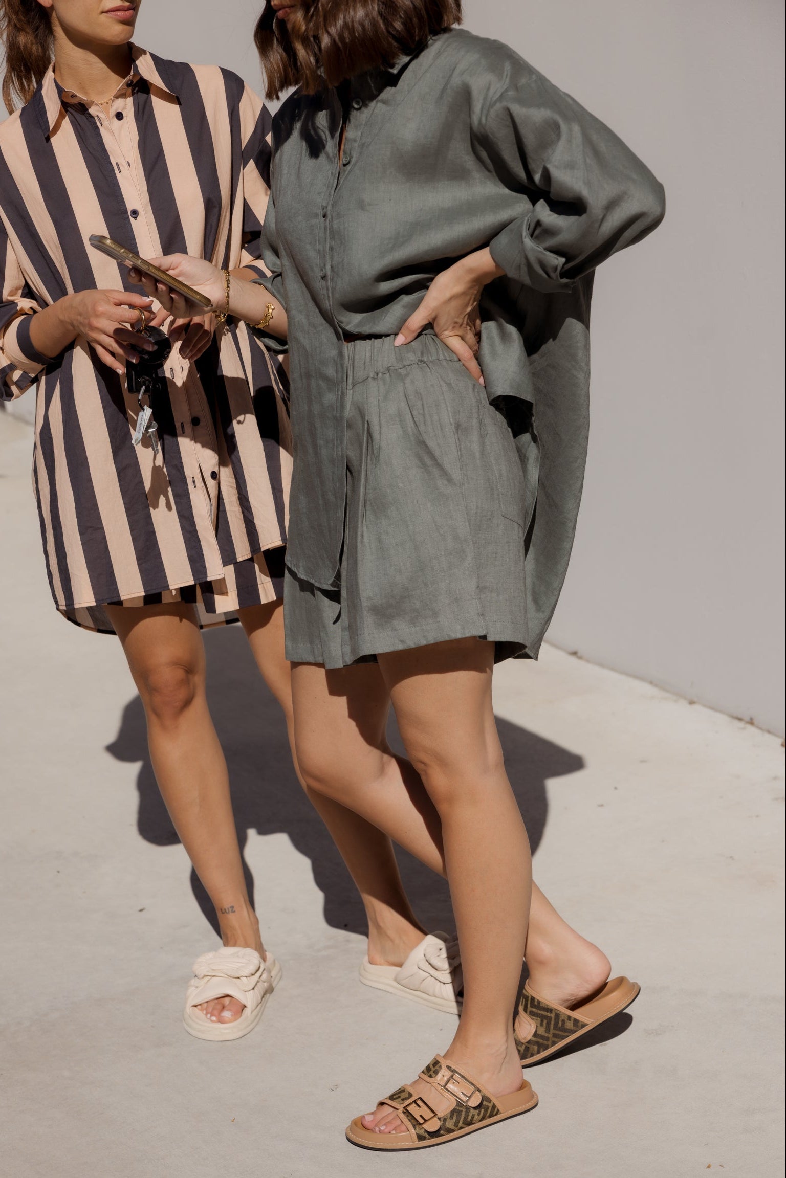 RAZ Shorts Dusty Green