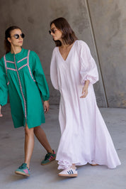 MADERO Dress Pink Stripe