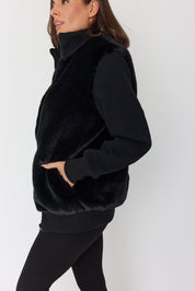 WINSTON Faux Jacket Black