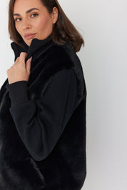 WINSTON Faux Jacket Black
