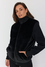 WINSTON Faux Jacket Black