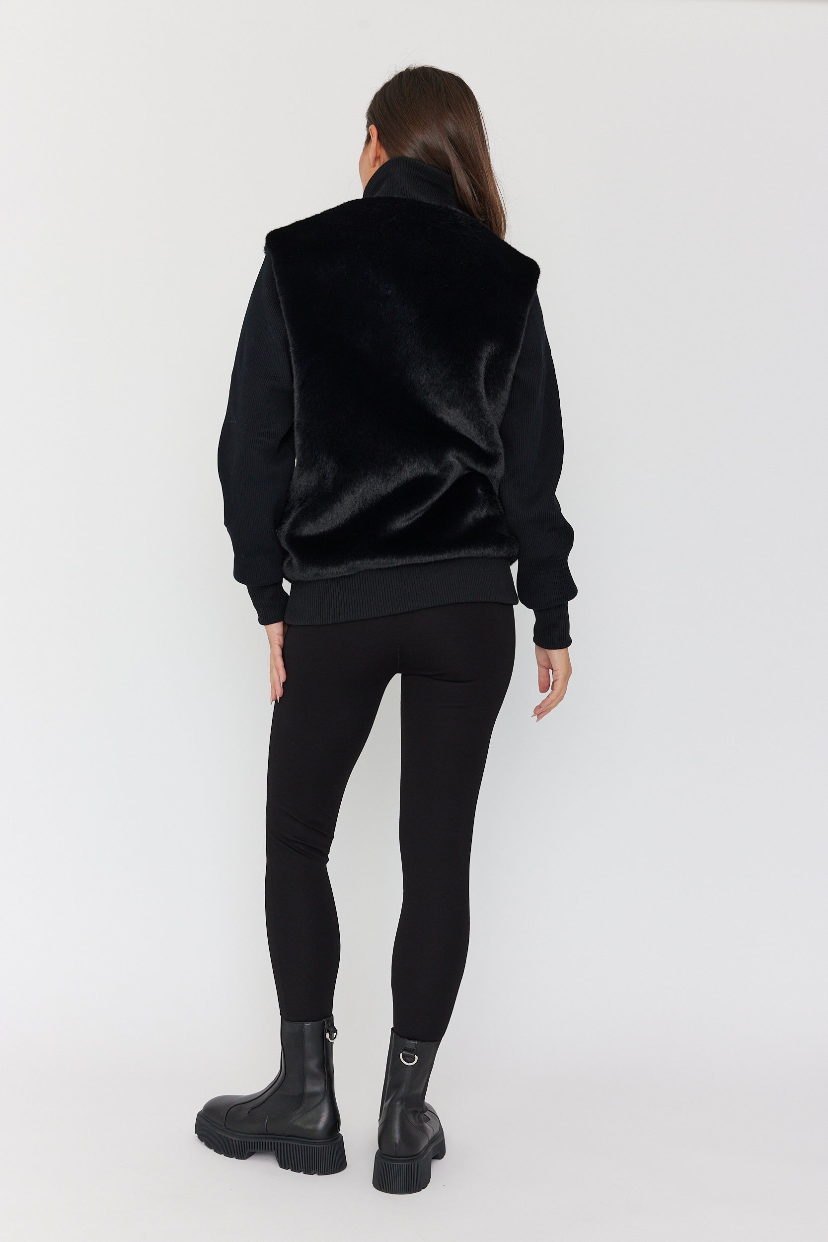 WINSTON Faux Jacket Black