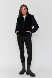 WINSTON Faux Jacket Black