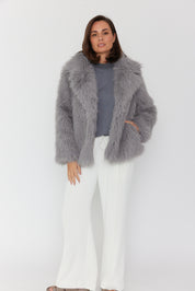 JUJU Faux Jacket Grey