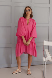 TOMMY Dress Hot Pink