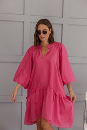 TOMMY Dress Hot Pink