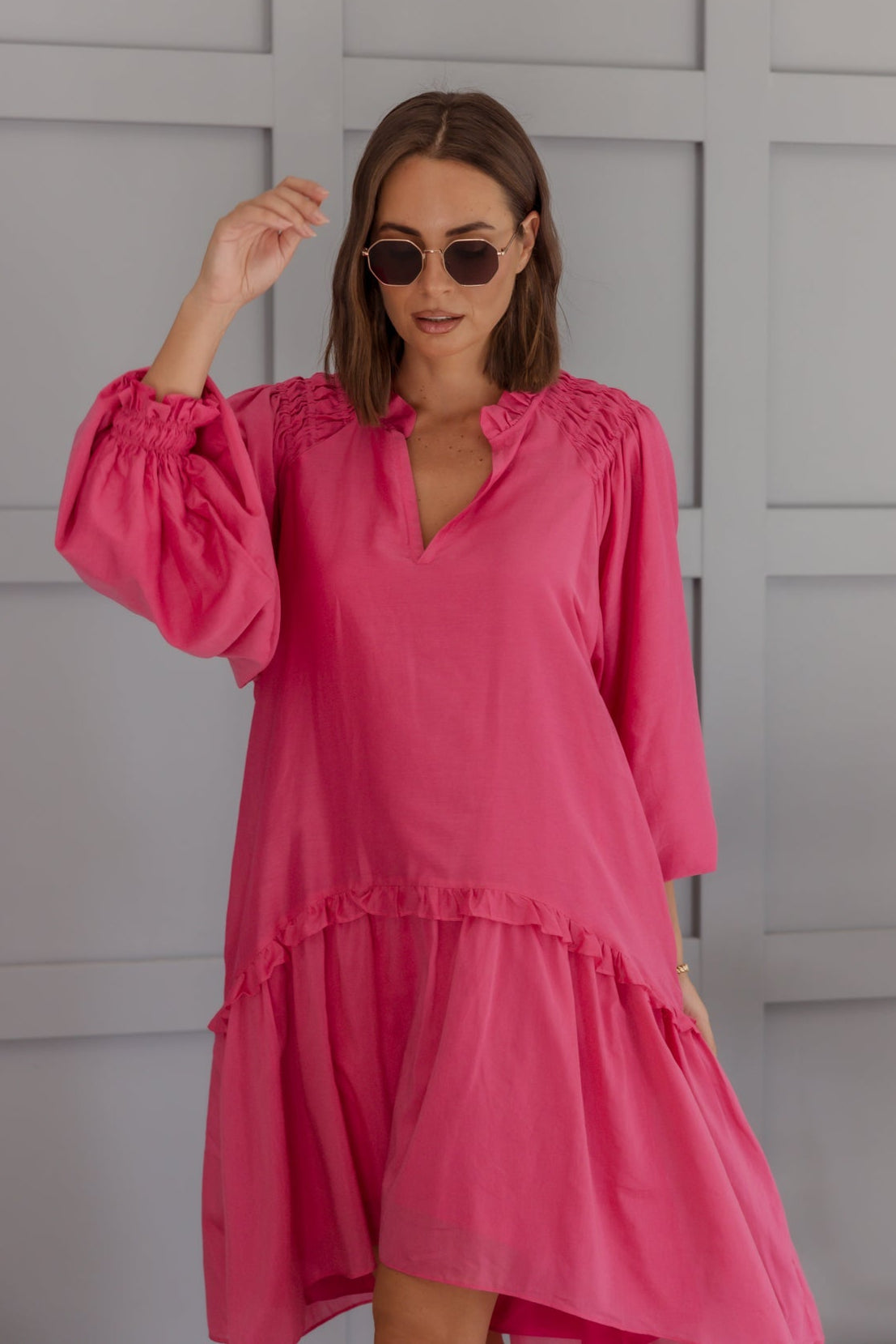 TOMMY Dress Hot Pink