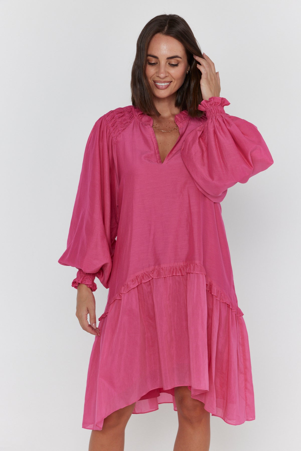 TOMMY Dress Hot Pink