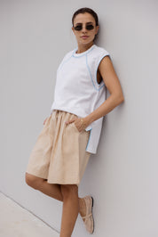 JUNY Shorts Beige