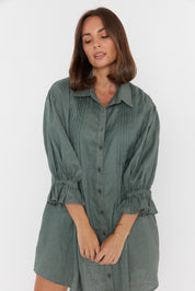 BERKEN Dress Dusty Green