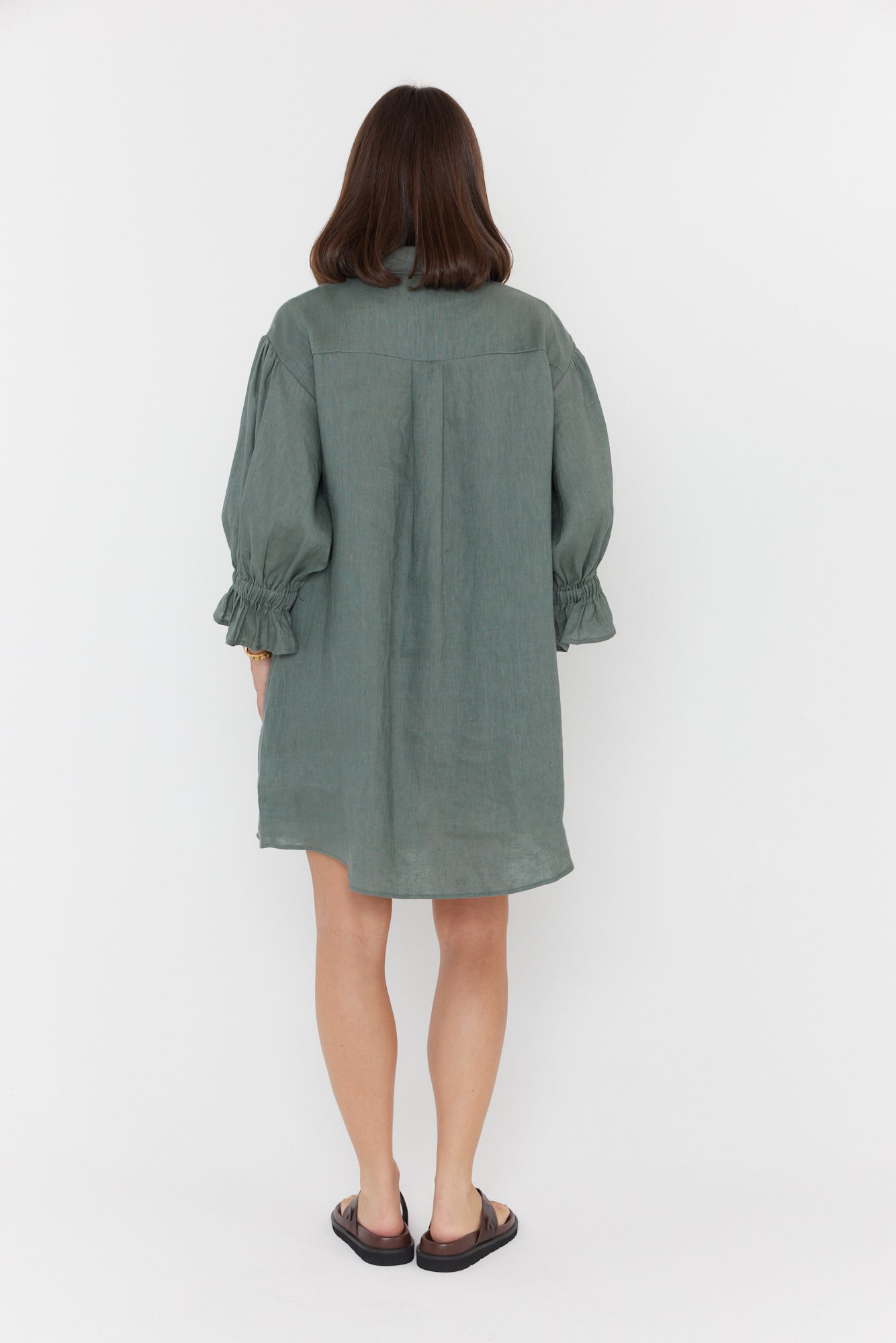 BERKEN Dress Dusty Green