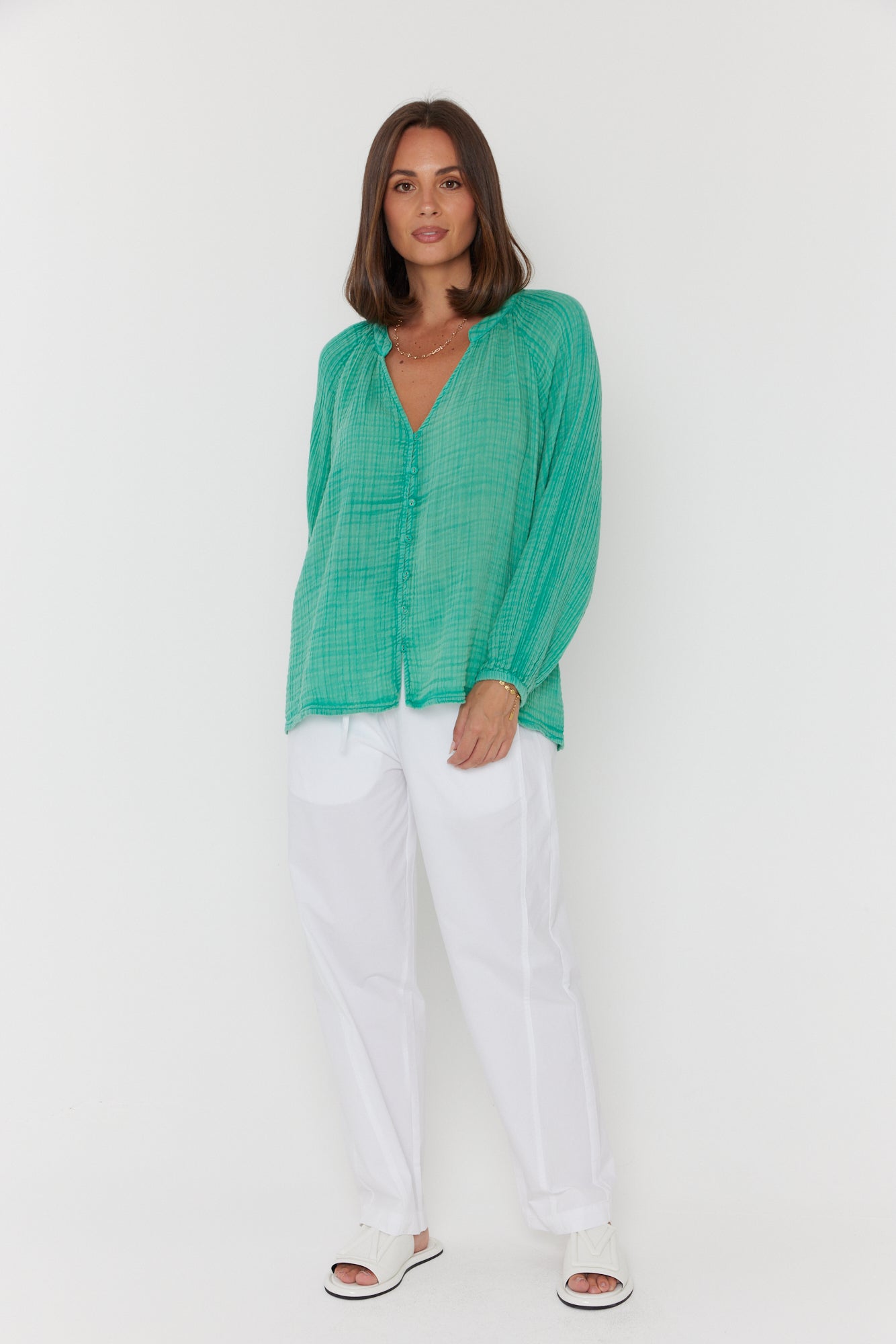 JAZ Blouse Emerald