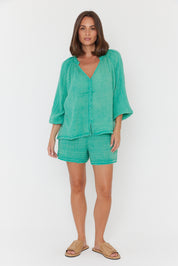 JAZ Blouse Emerald