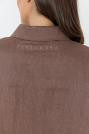 ROGUE Shirt Linen Chocolate