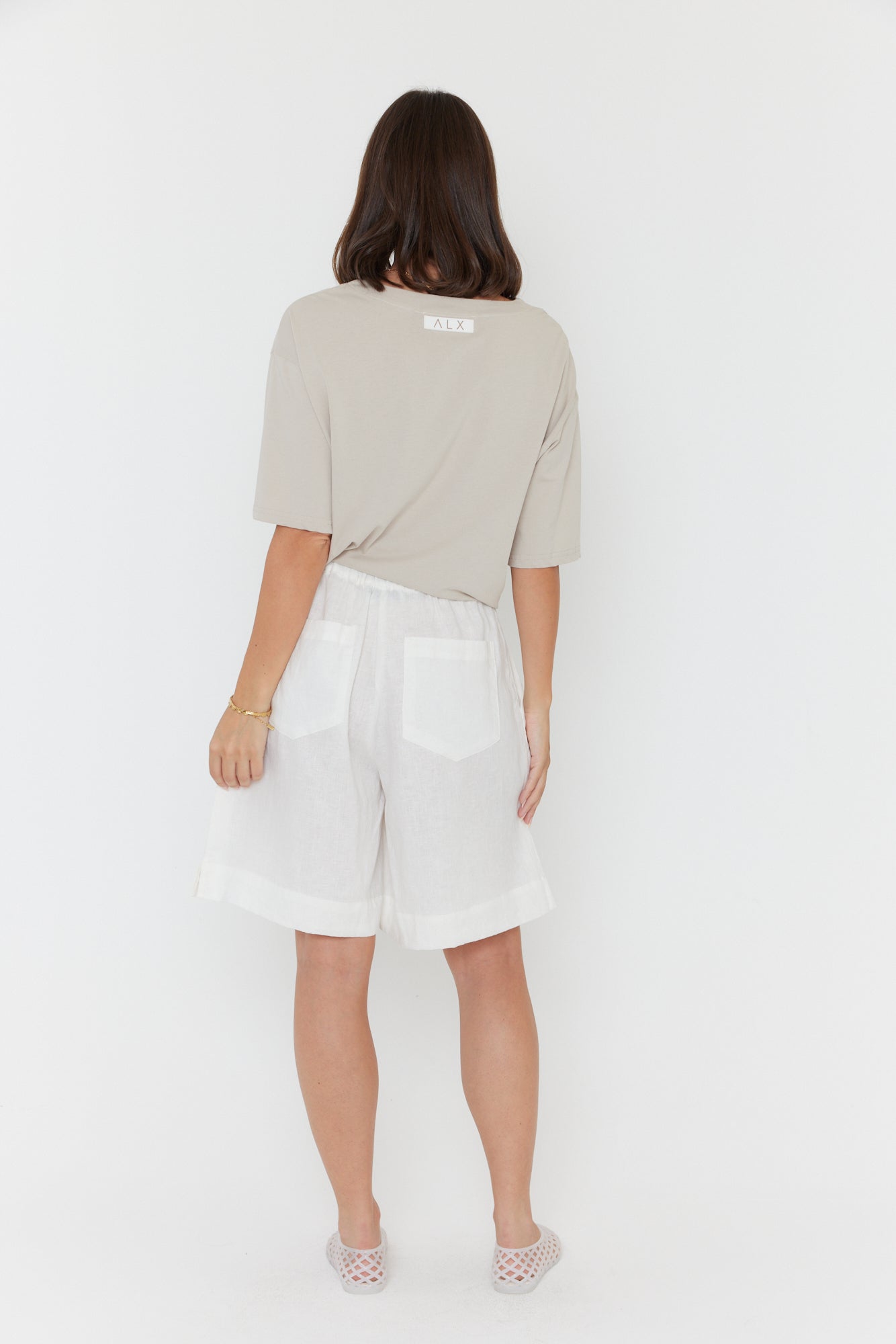 JUNY Shorts White