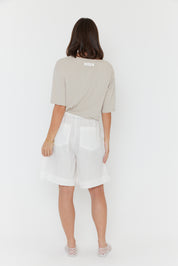 JUNY Shorts White