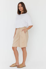 JUNY Shorts Beige