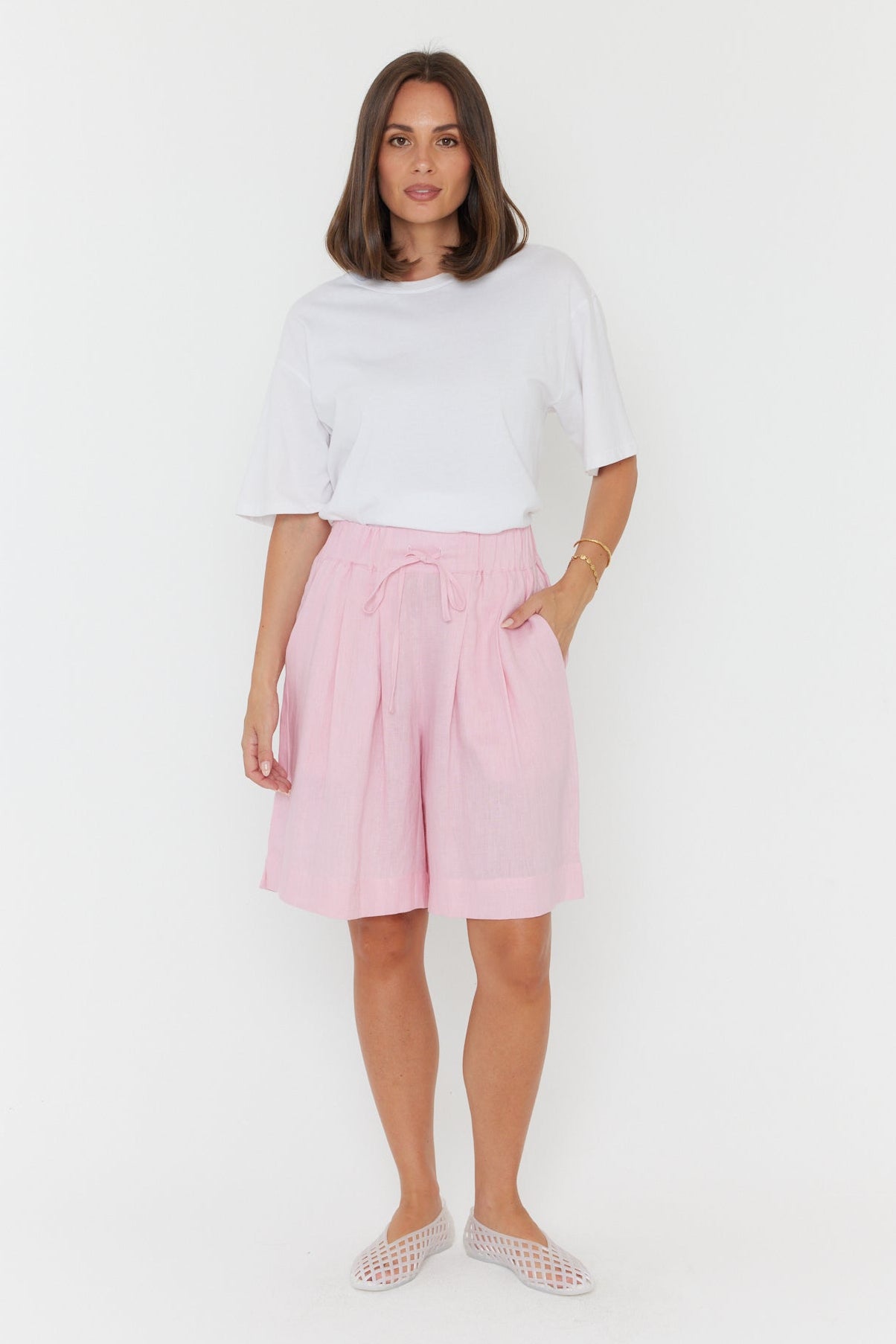 JUNY Shorts Light Pink