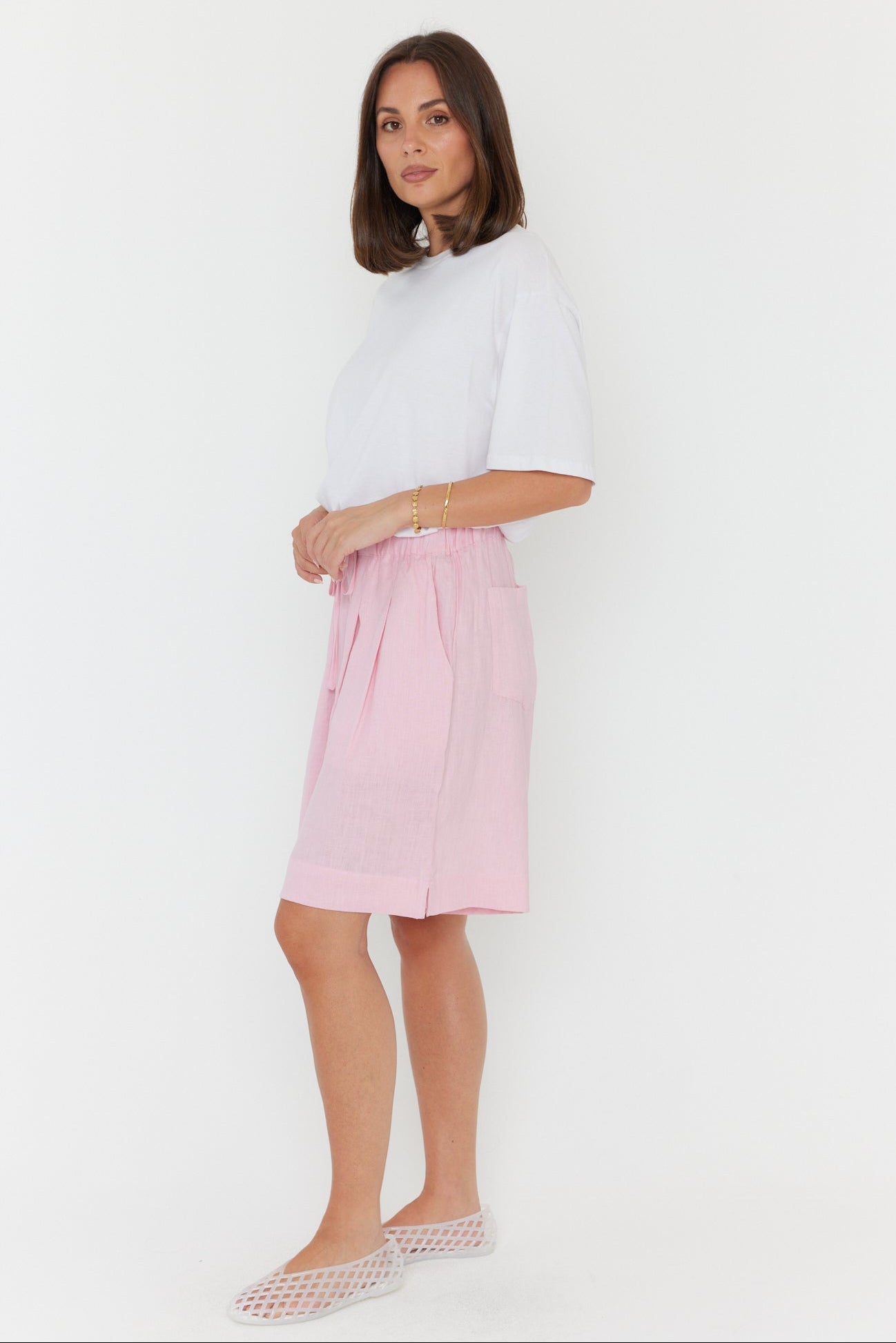 JUNY Shorts Light Pink