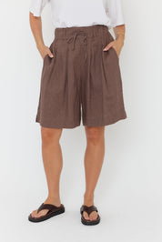 JUNY Shorts Chocolate