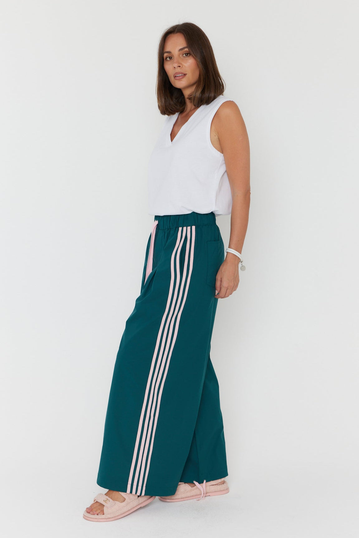 ALADIN Pants Green/Pink