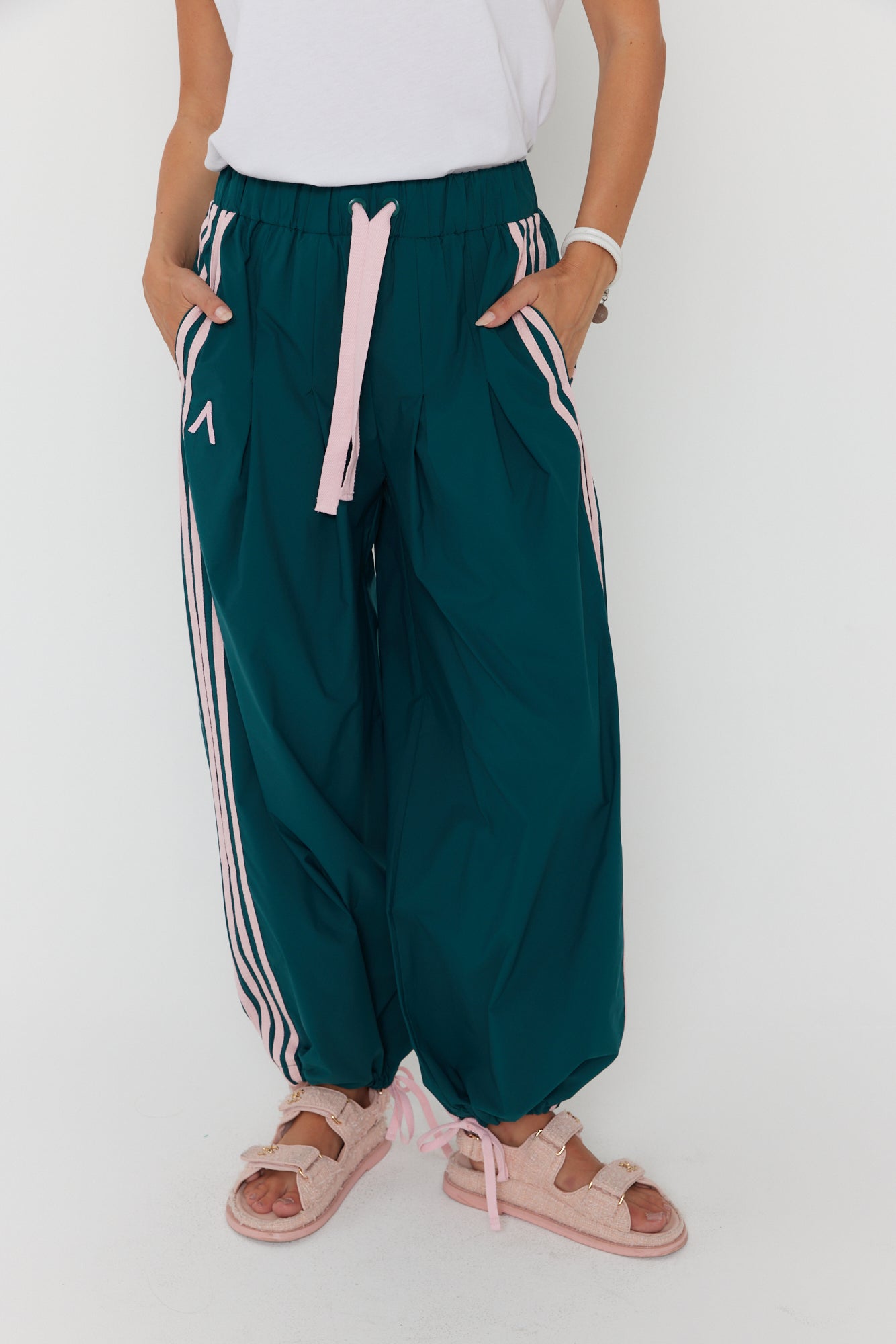 ALADIN Pants Green/Pink