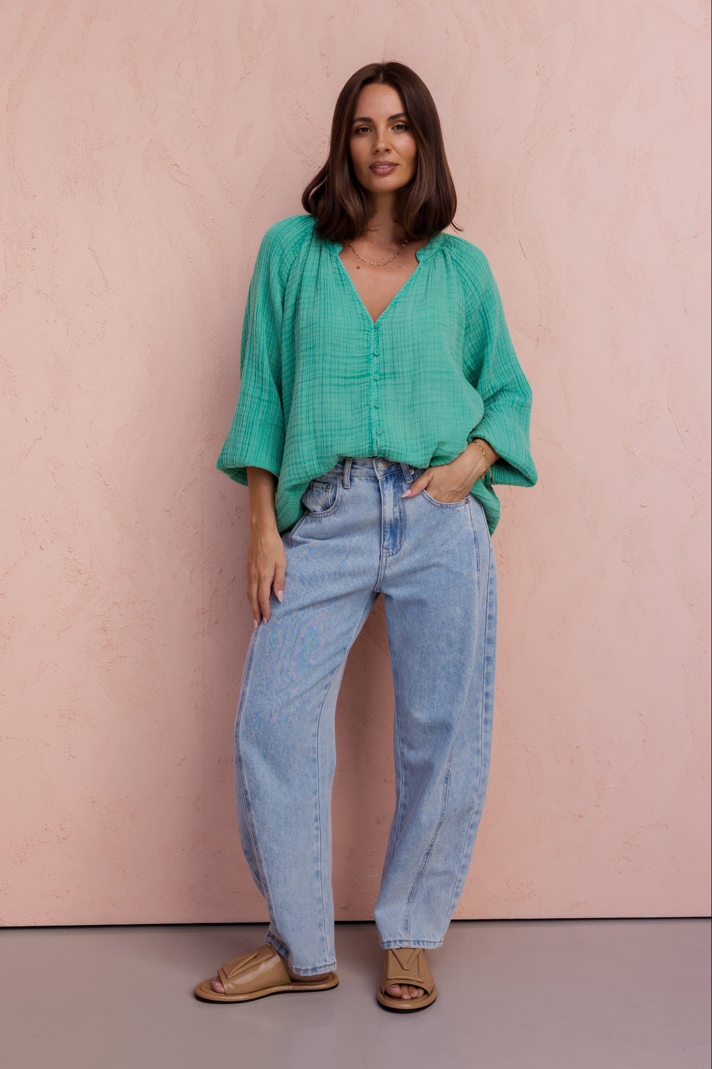 JAZ Blouse Emerald