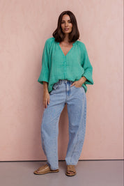 JAZ Blouse Emerald