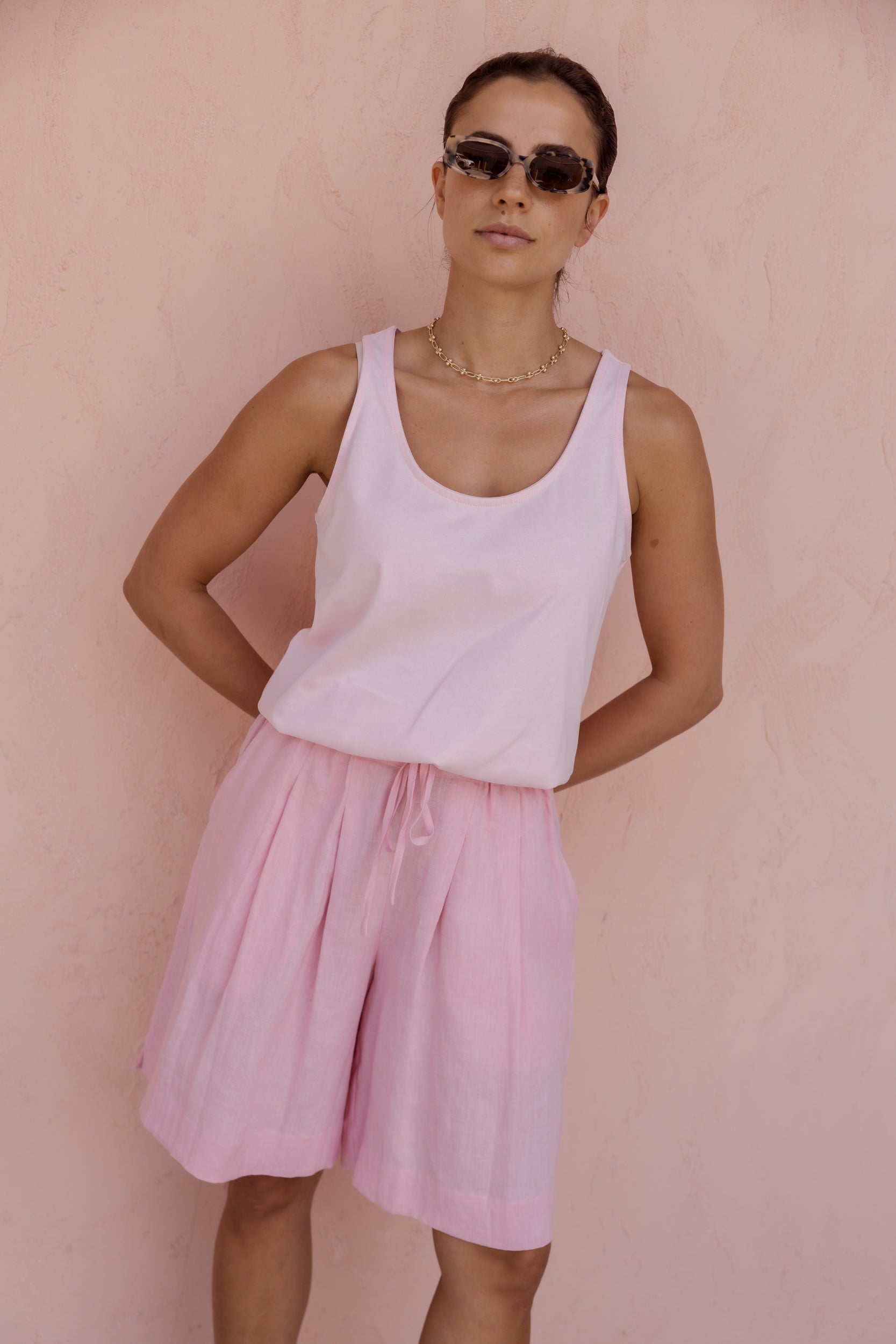 JUNY Shorts Light Pink