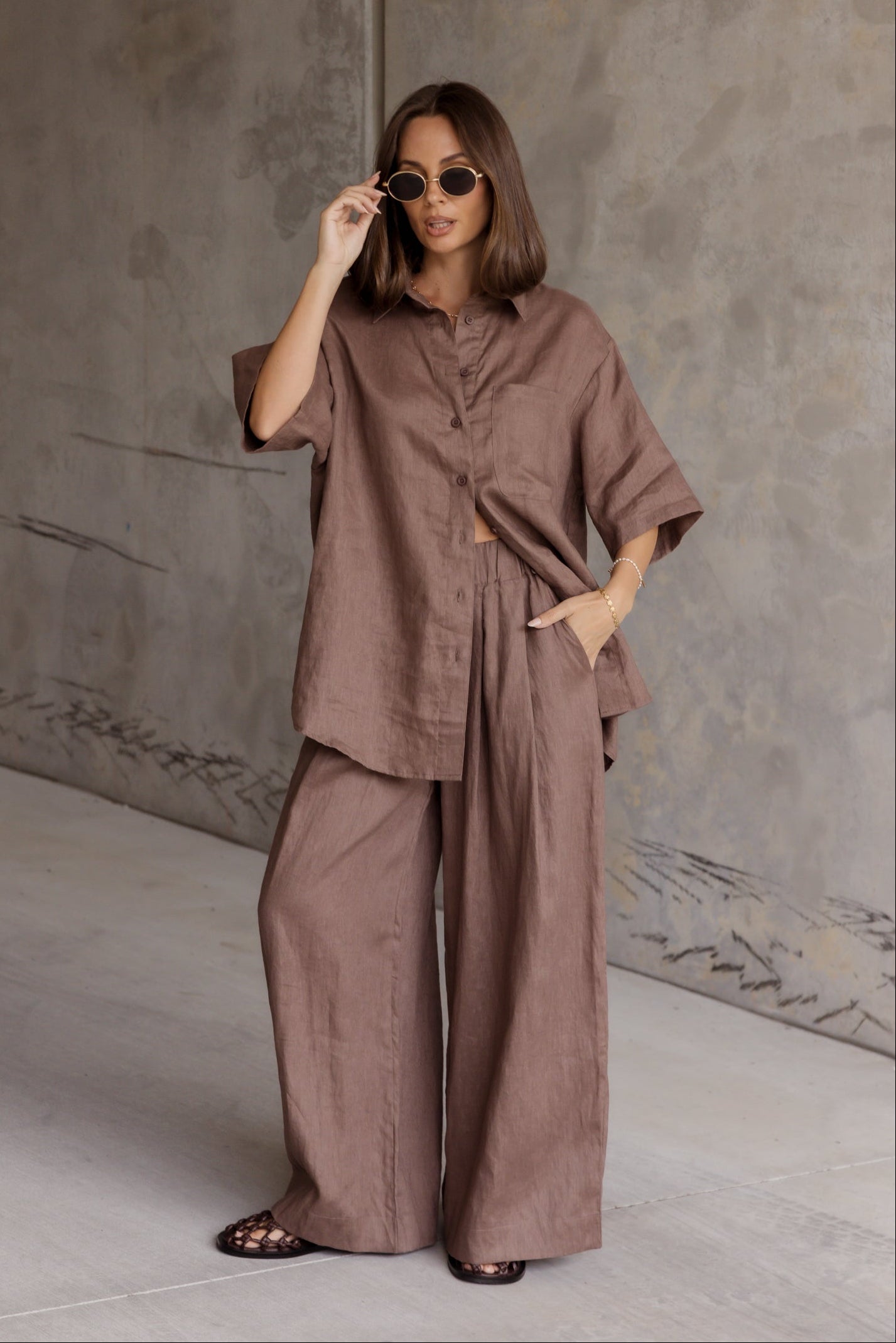 TERI Pants Chocolate