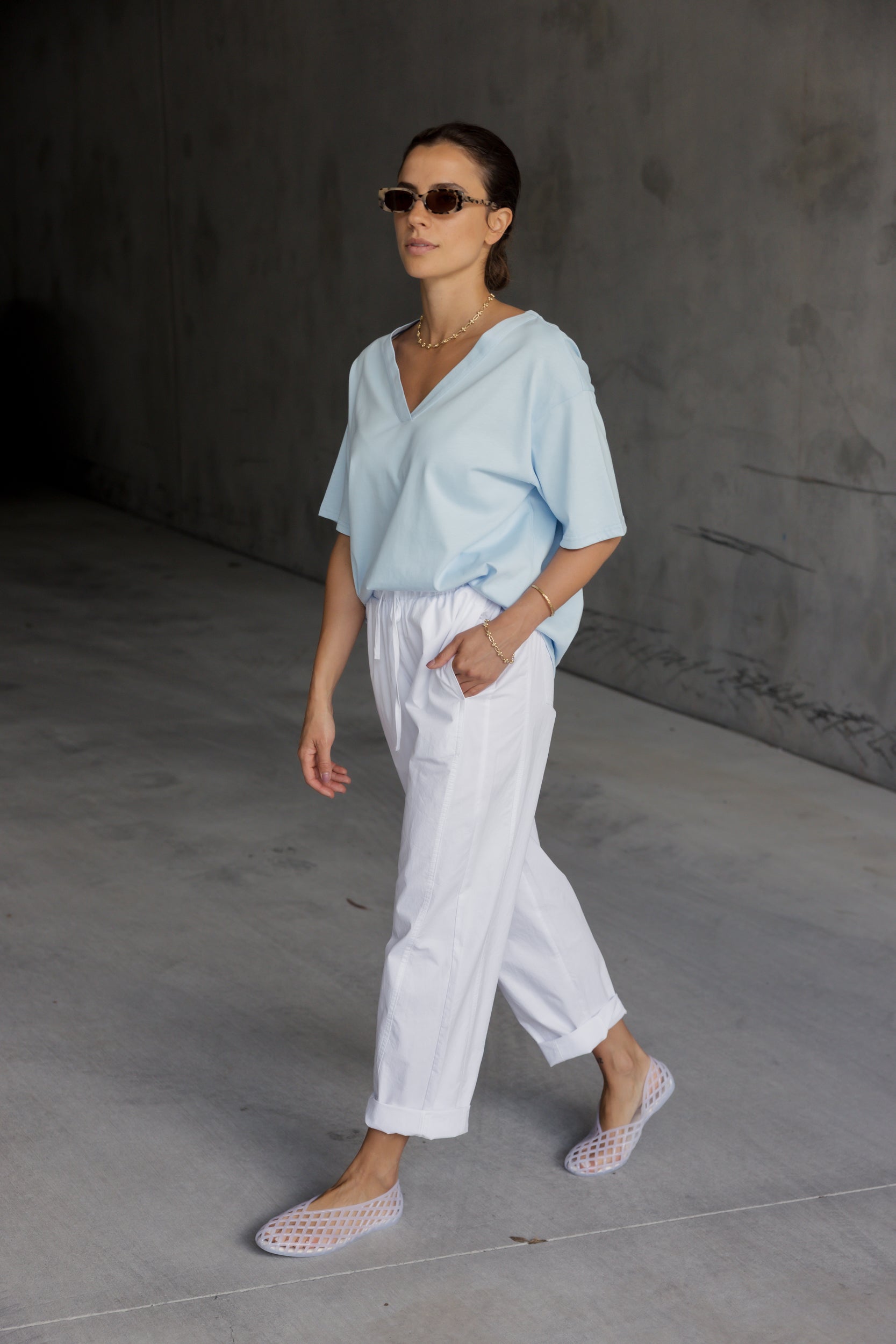 OCTUS Pants White