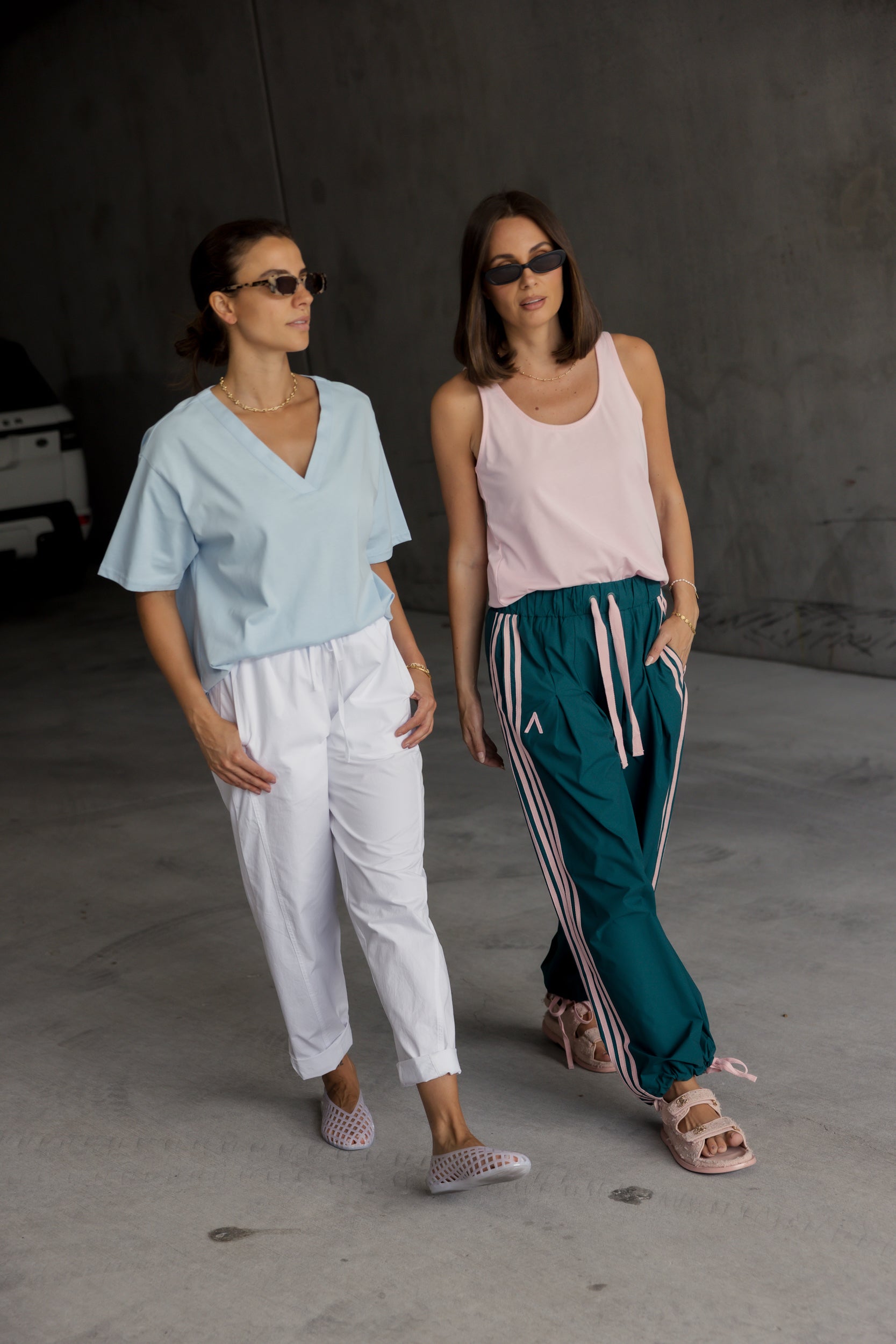 ALADIN Pants Green/Pink